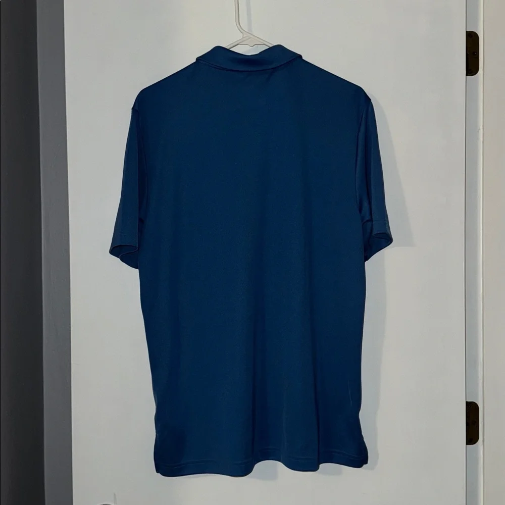 Men’s Adidas Golf Polo Blue Medium